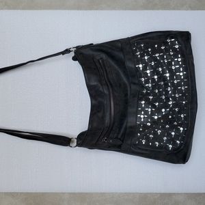 Slate Gray Rhinestone Purse